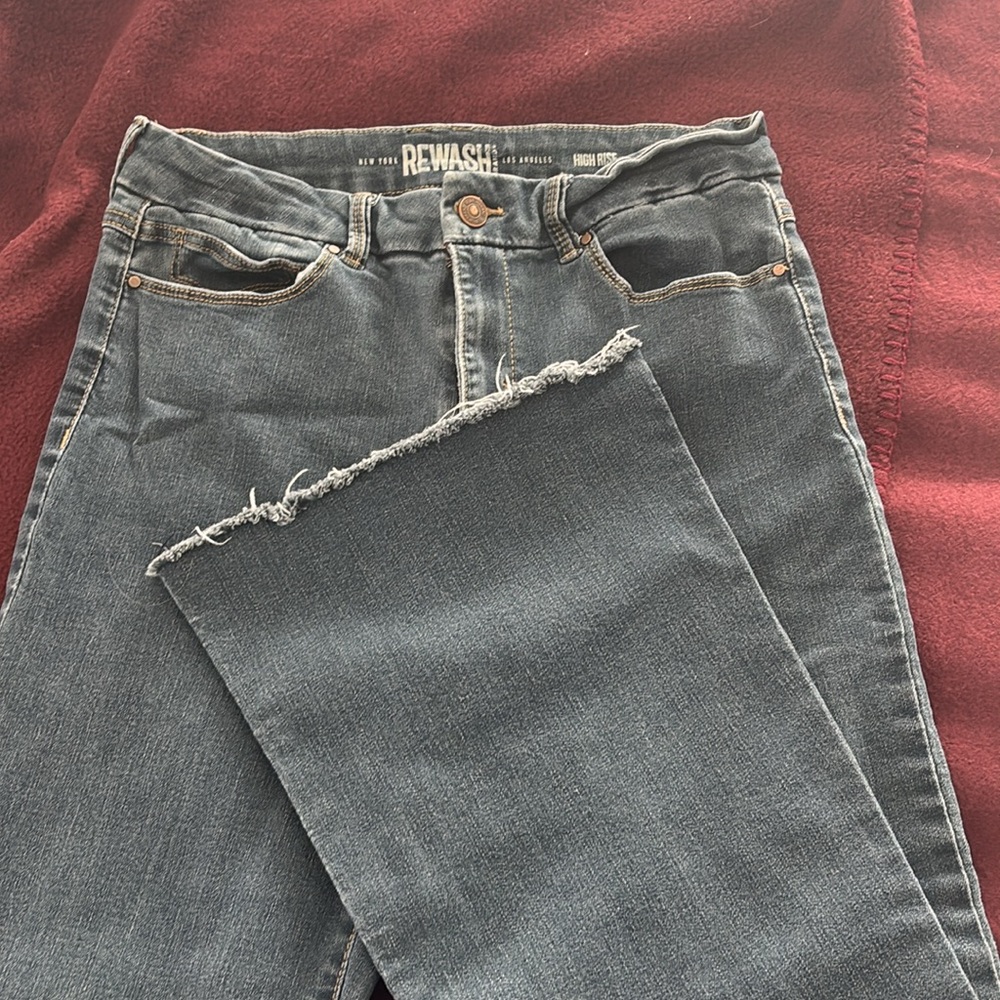 Rewash high rise flare jeans l, size 29